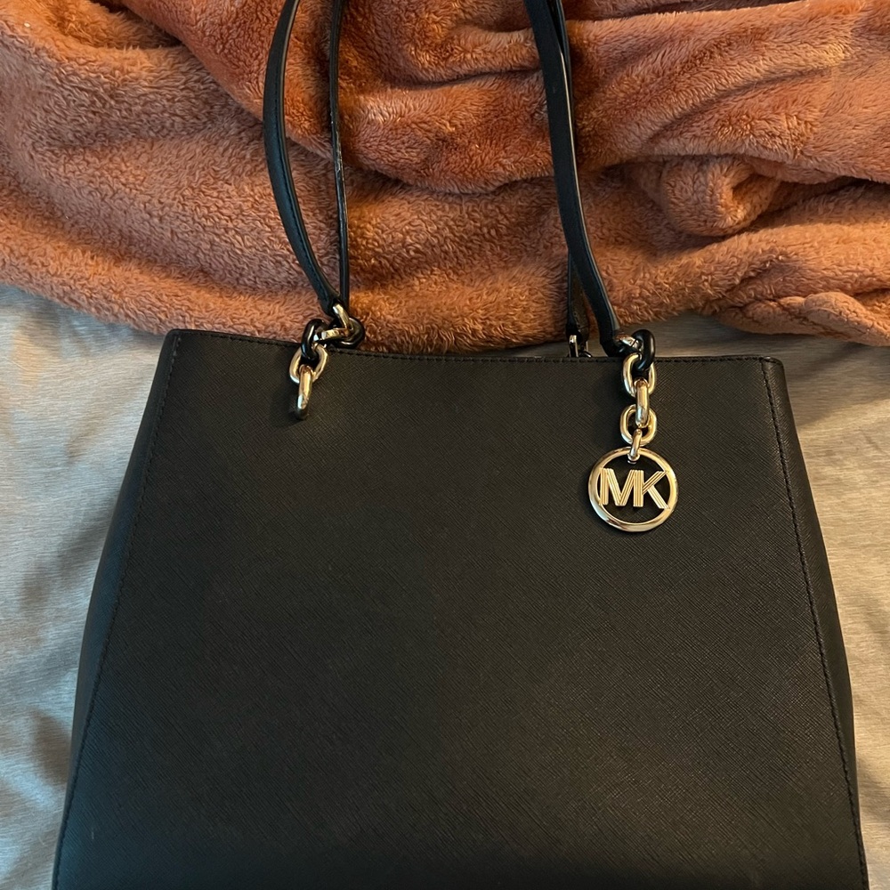 Michael Kors Black Saffiano Leather Tote